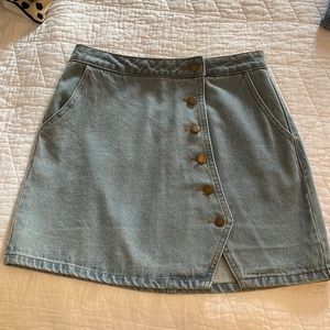 Denim Mini Skirt